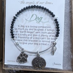 NWT Earth Angel "Dog" charm bracelet
